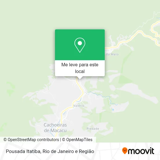 Pousada Itatiba mapa