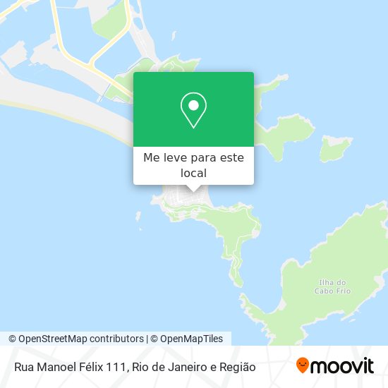 Rua Manoel Félix 111 mapa
