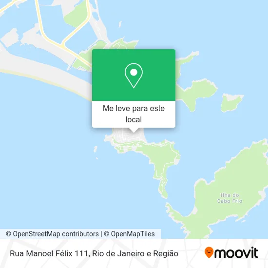 Rua Manoel Félix 111 mapa