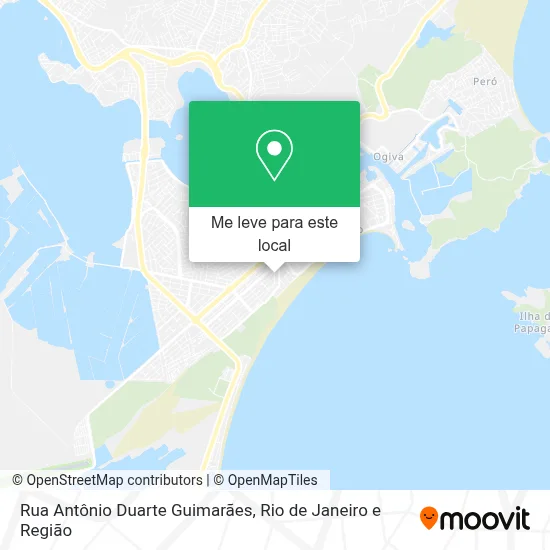 Rua Antônio Duarte Guimarães mapa