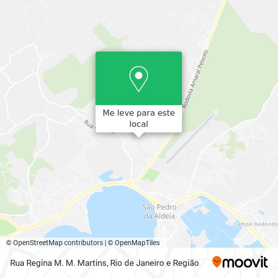 Rua Regina M. M. Martins mapa