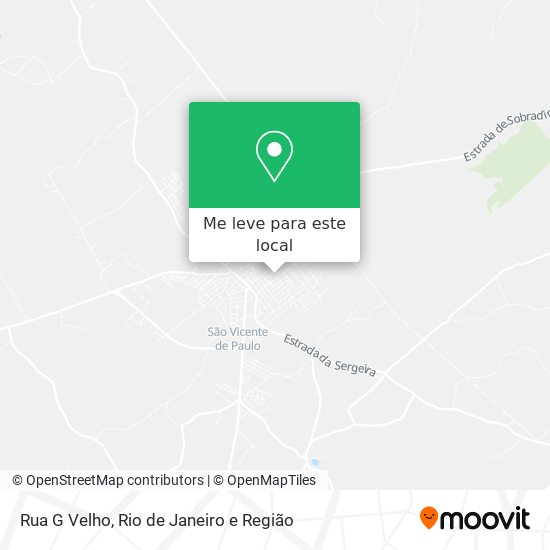 Rua G Velho mapa