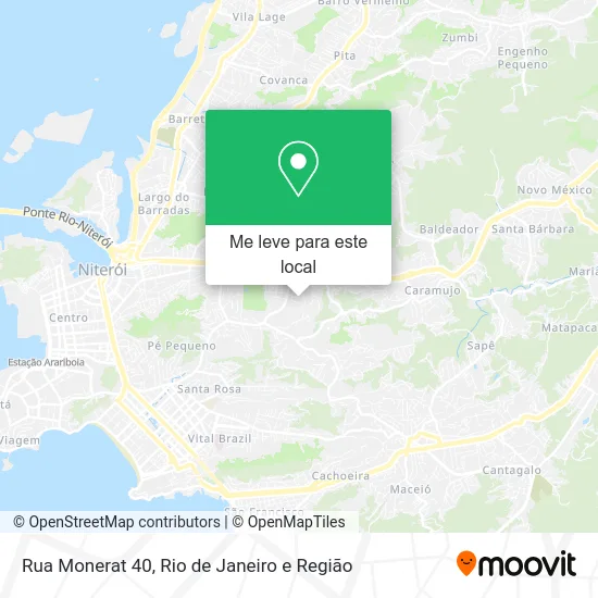 Rua Monerat 40 mapa