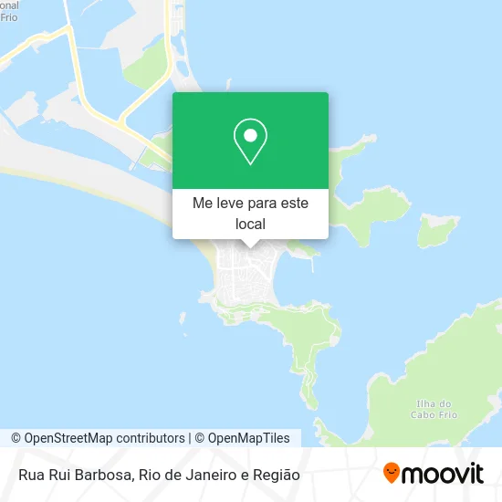 Rua Rui Barbosa mapa