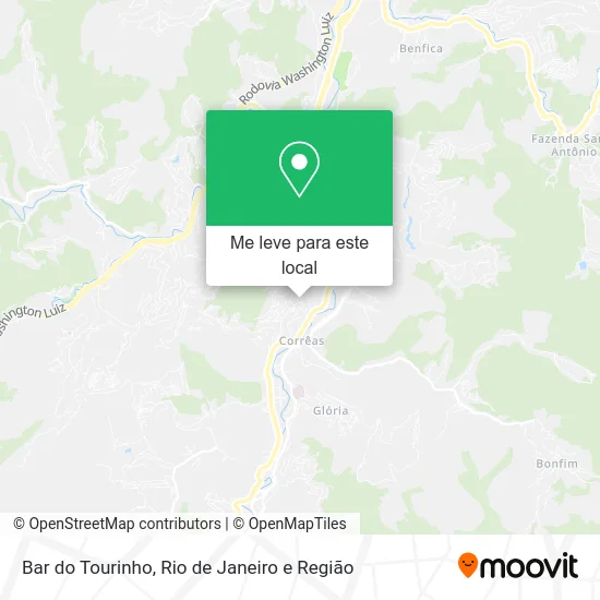 Bar do Tourinho mapa