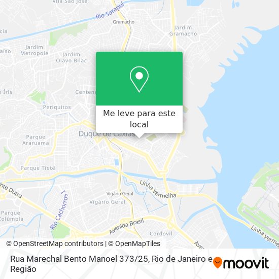Rua Marechal Bento Manoel 373 / 25 mapa