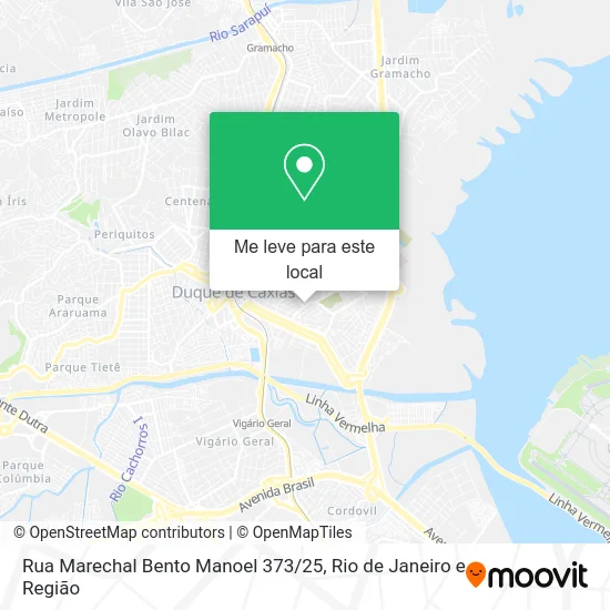 Rua Marechal Bento Manoel 373 / 25 mapa
