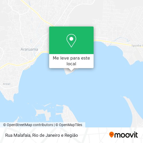Rua Malafaia mapa