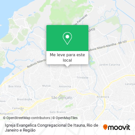 Igreja Evangelica Congregacional De Itauna mapa