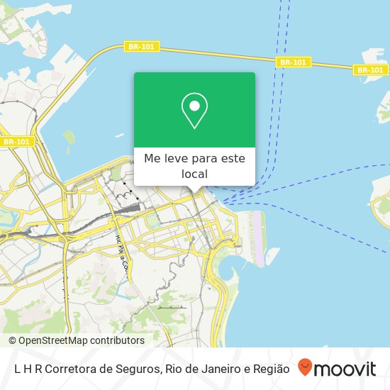 L H R Corretora de Seguros mapa