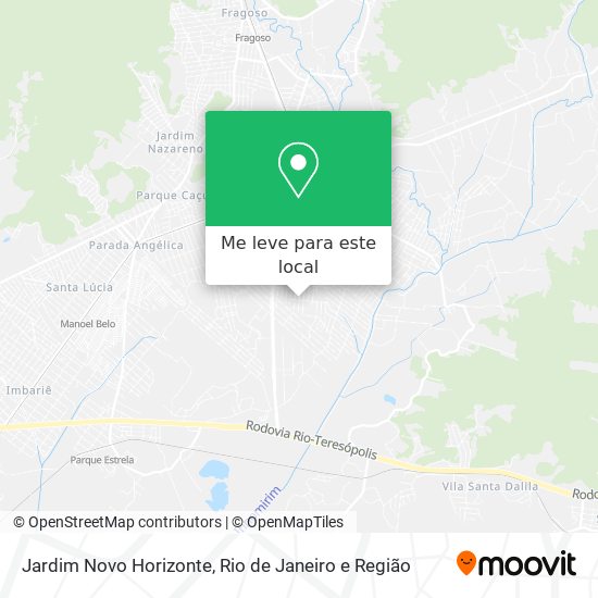 Jardim Novo Horizonte mapa