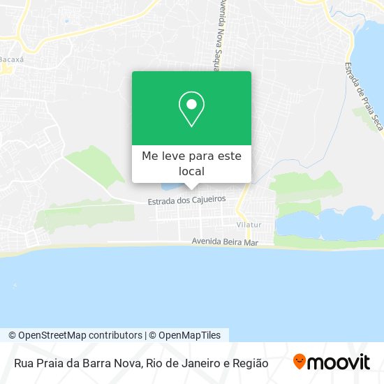 Rua Praia da Barra Nova mapa