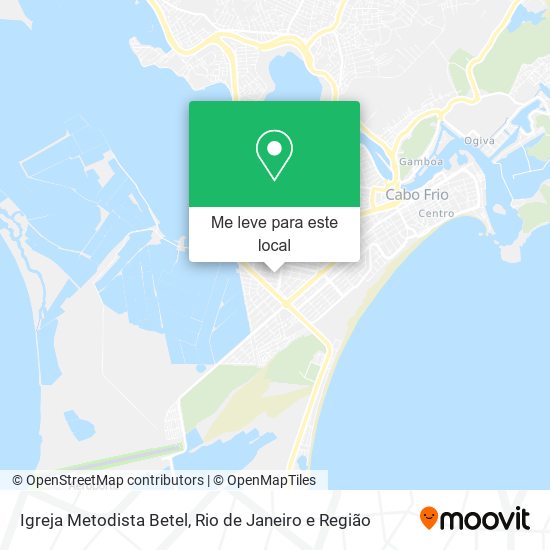 Igreja Metodista Betel mapa