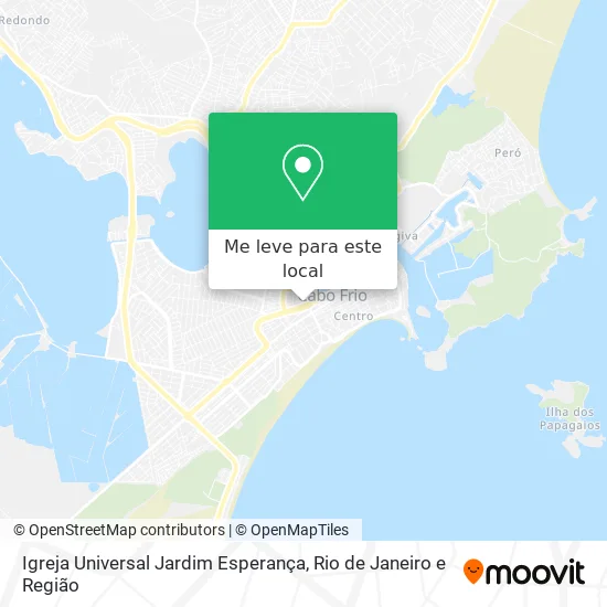 Igreja Universal Jardim Esperança mapa