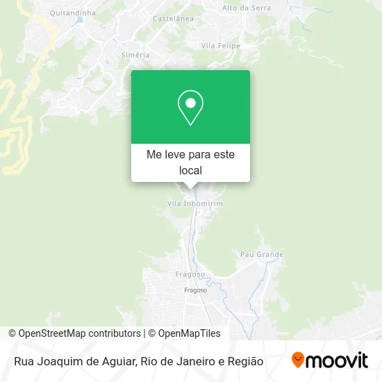 Rua Joaquim de Aguiar mapa