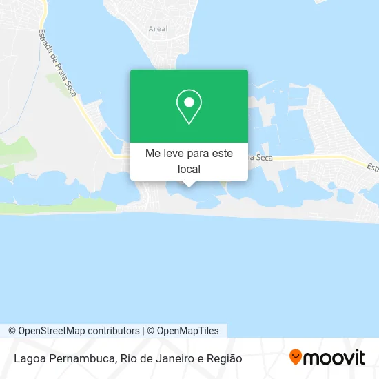 Lagoa Pernambuca mapa