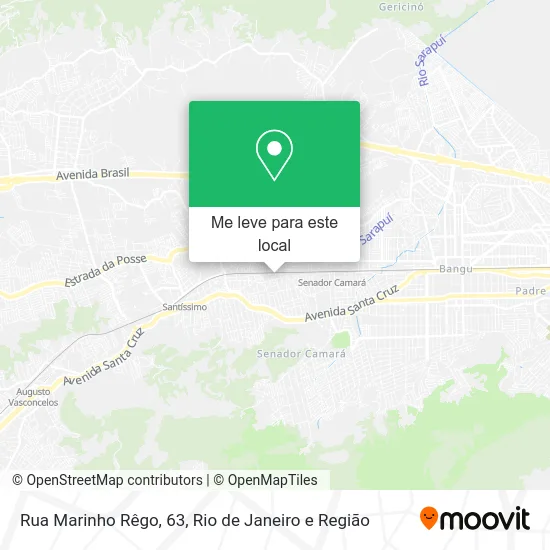 Rua Marinho Rêgo, 63 mapa