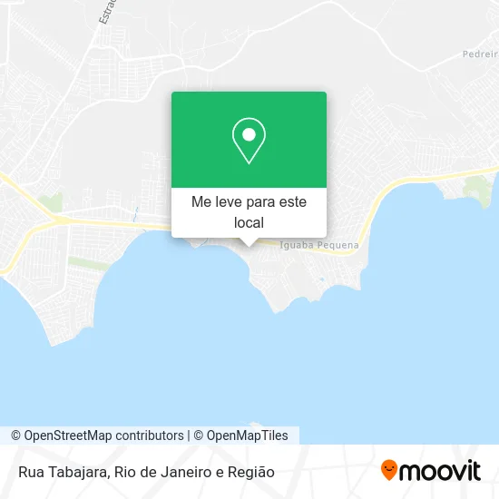 Rua Tabajara mapa