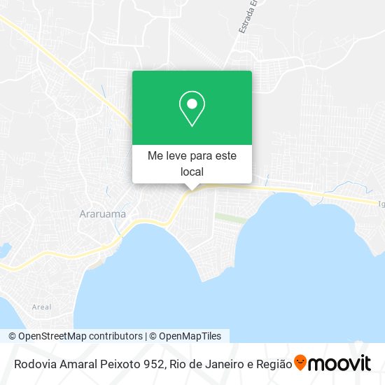 Rodovia Amaral Peixoto 952 mapa