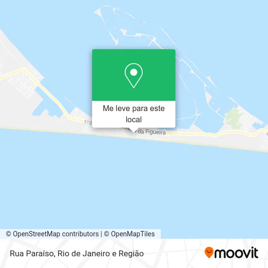 Rua Paraíso mapa