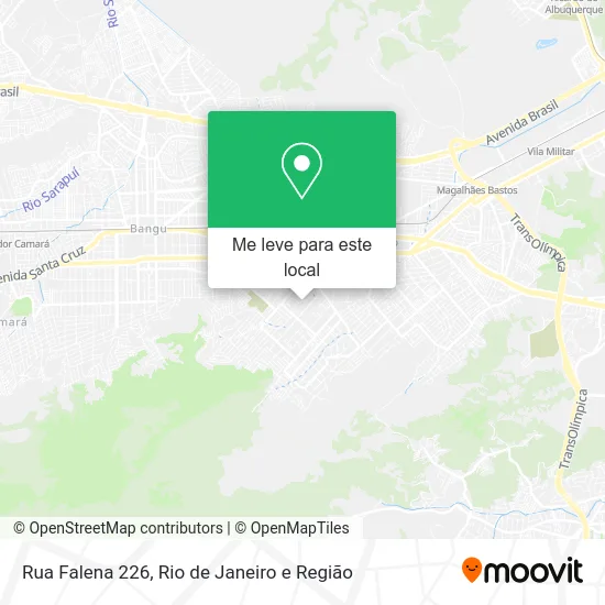 Rua Falena 226 mapa