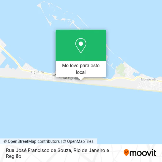 Rua José Francisco de Souza mapa
