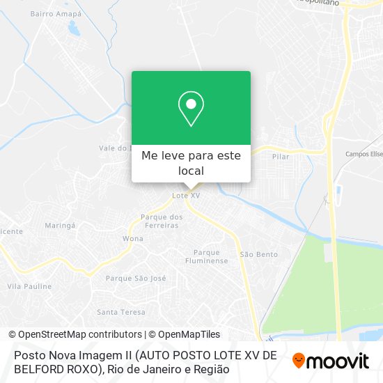 Posto Nova Imagem II (AUTO POSTO LOTE XV DE BELFORD ROXO) mapa