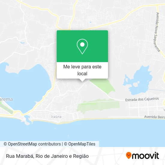 Rua Marabá mapa