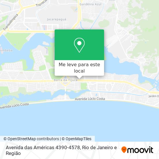 Avenida das Américas 4390-4578 mapa