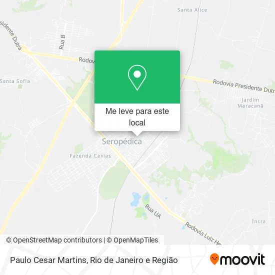 Paulo Cesar Martins mapa