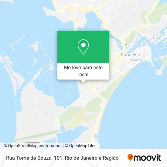 Rua Tomé de Souza, 101 mapa