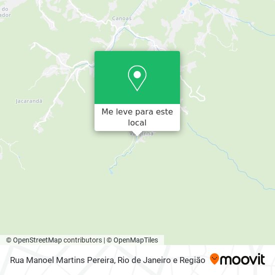 Rua Manoel Martins Pereira mapa