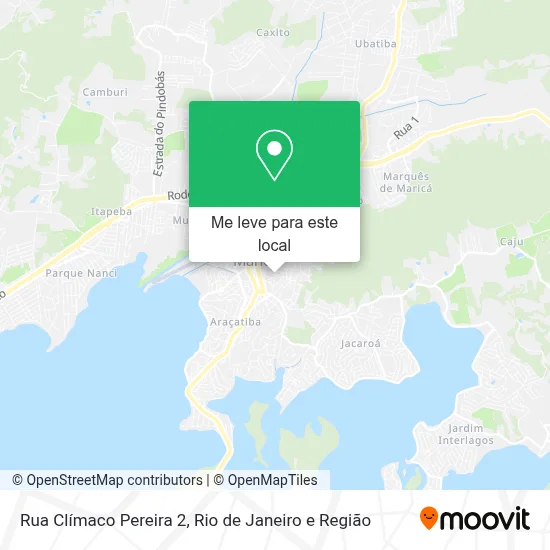 Rua Clímaco Pereira 2 mapa