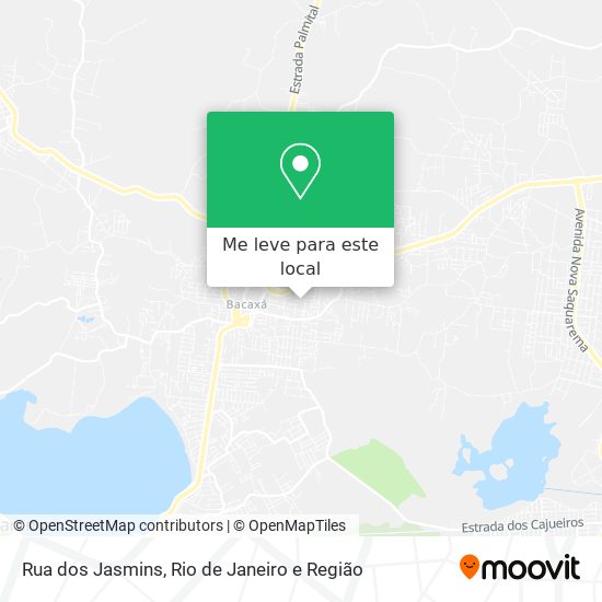 Rua dos Jasmins mapa