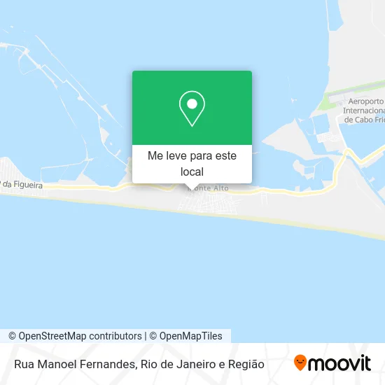 Rua Manoel Fernandes mapa