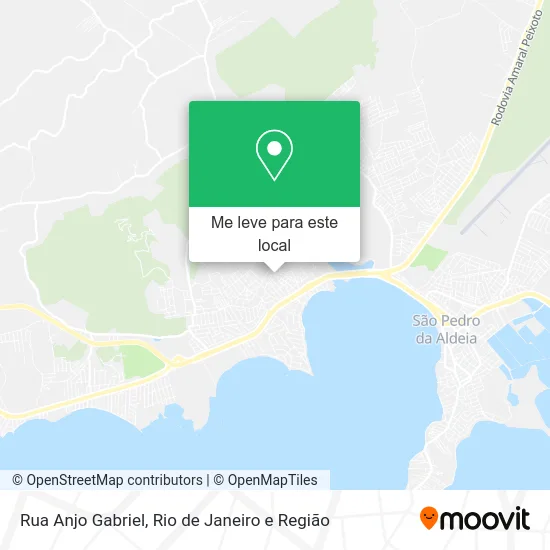 Rua Anjo Gabriel mapa