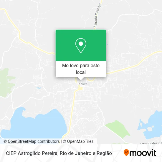 CIEP Astrogildo Pereira mapa