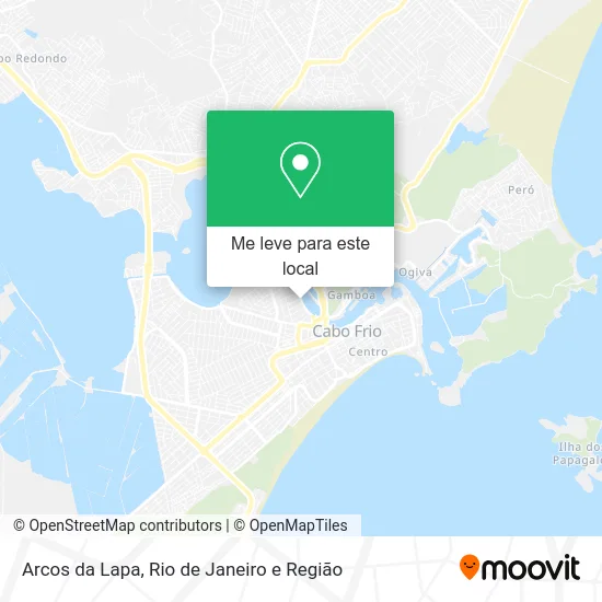 Arcos da Lapa mapa