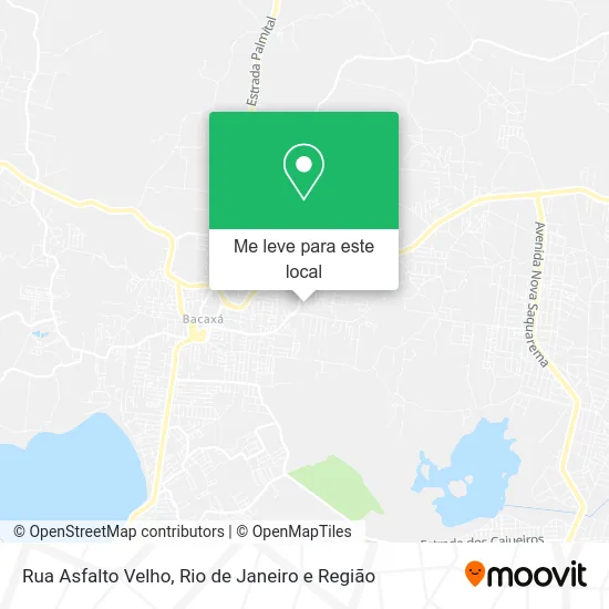 Rua Asfalto Velho mapa
