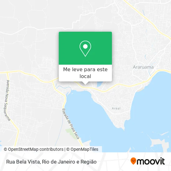 Rua Bela Vista mapa