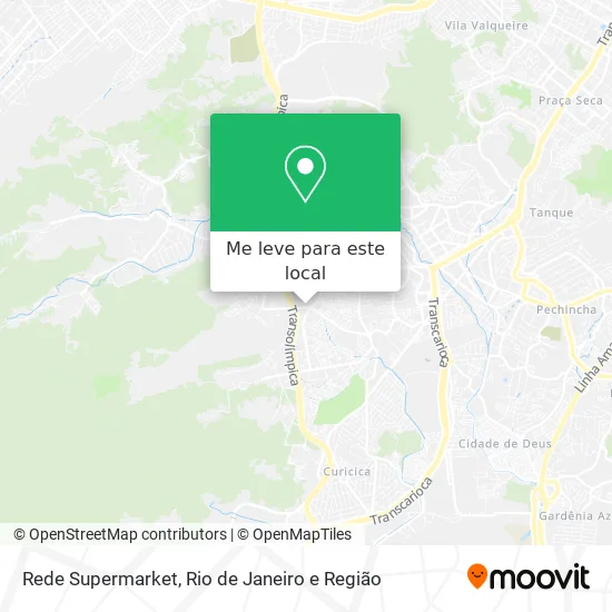 Rede Supermarket mapa