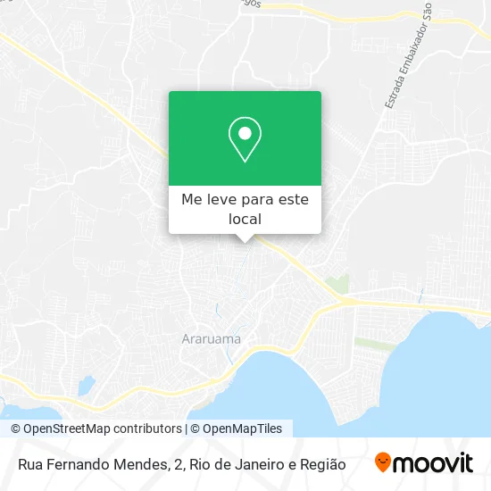 Rua Fernando Mendes, 2 mapa