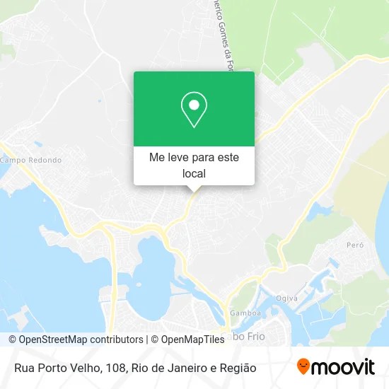 Rua Porto Velho, 108 mapa