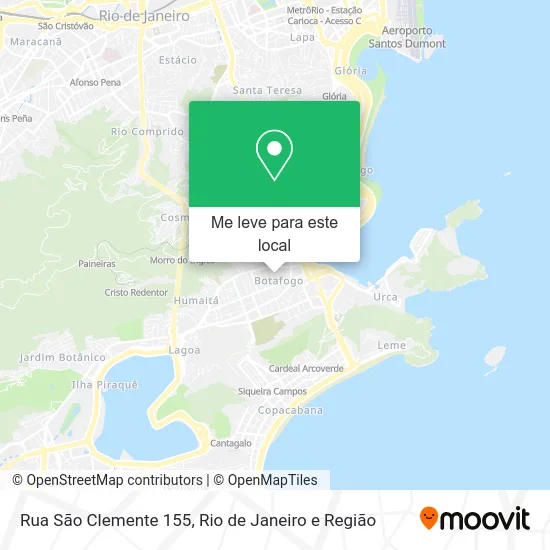 Rua São Clemente 155 mapa