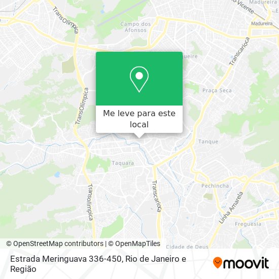 Estrada Meringuava 336-450 mapa