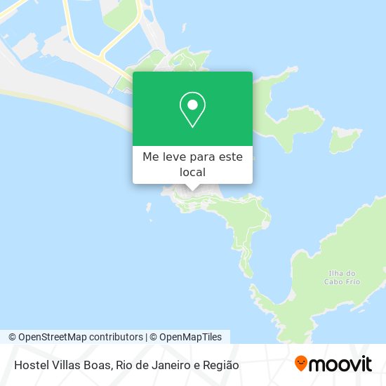 Hostel Villas Boas mapa