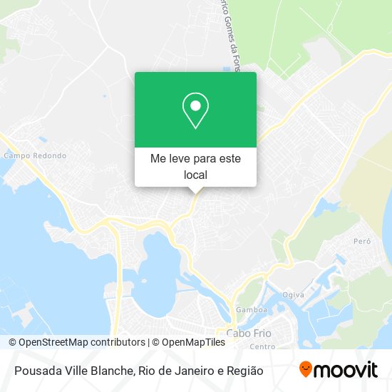 Pousada Ville Blanche mapa