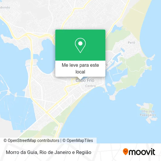 Morro da Guia mapa