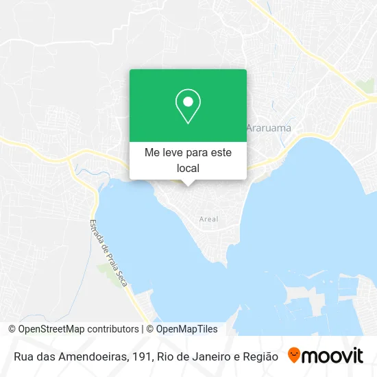 Rua das Amendoeiras, 191 mapa