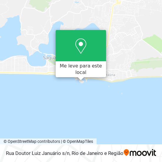 Rua Doutor Luiz Januário s/n mapa
